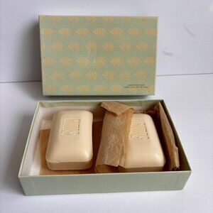 Gump's Jasmine Bath Soap Box Full Size‎ Pair Vintage San Francisco Vintage